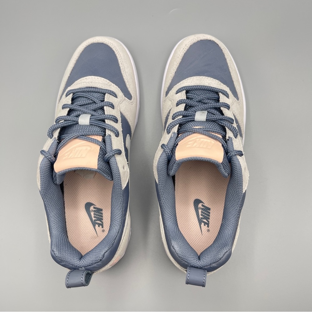 Women’s Shoes Nike Court Borough Low Prem Armory Blue/Pure Platinum Size 7.5 - Picture 10 of 15